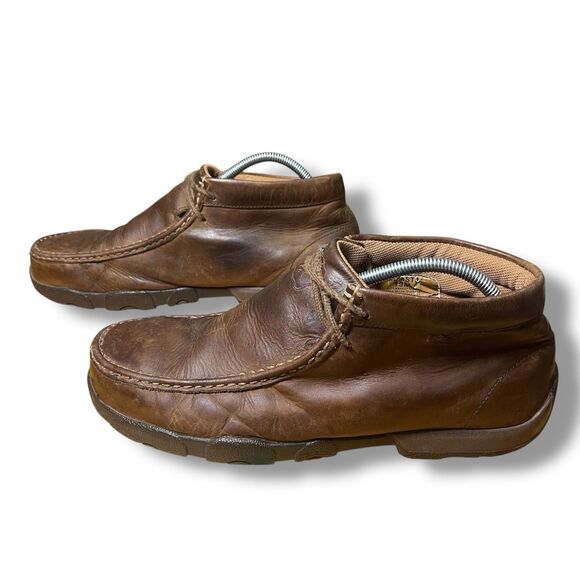 Twisted X Men's 10 Brown Steel Toe Chukka Boots - Picture 1 of 8